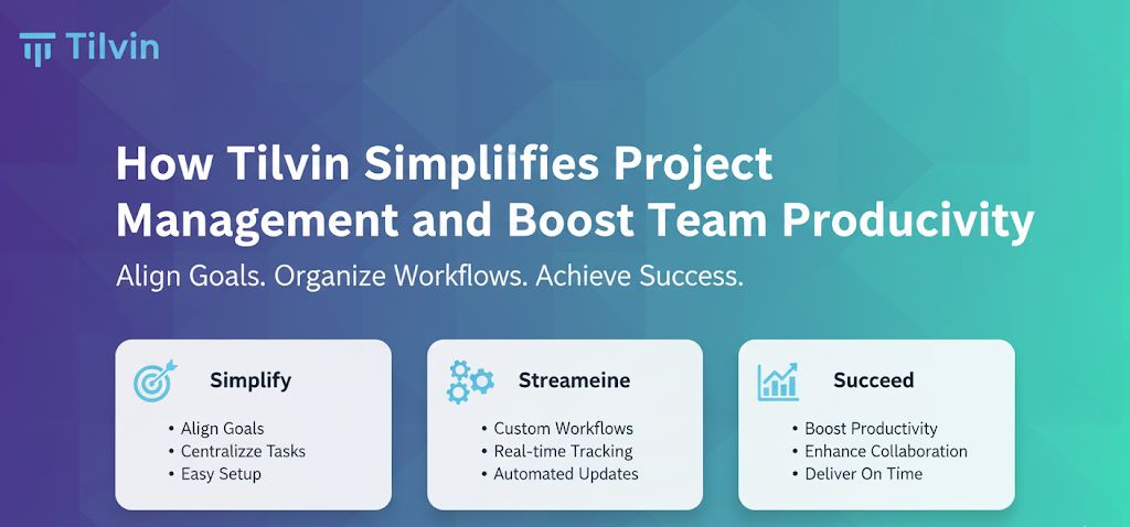 Tilvin project management dashboard